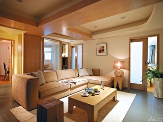 简约风格公寓富裕型120平米客厅吊顶沙发台湾家居