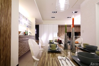 简约风格公寓富裕型120平米餐厅吊顶台湾家居