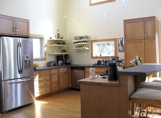 田园风格复式富裕型120平米厨房橱柜海外家居