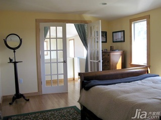 田园风格复式富裕型120平米卧室床海外家居