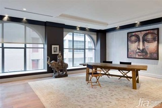 简约风格公寓富裕型90平米书房书桌海外家居
