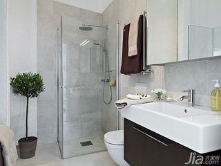 田园风格公寓经济型90平米卫生间洗手台海外家居