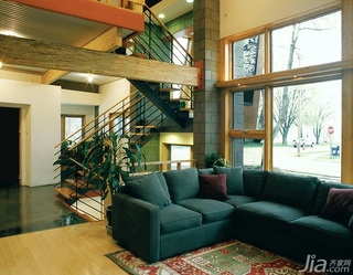混搭风格别墅富裕型120平米客厅沙发海外家居