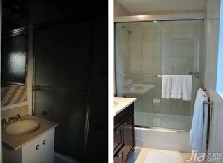 简约风格复式富裕型90平米卫生间浴室柜海外家居