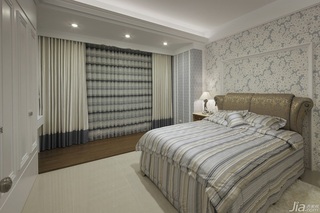 新古典风格公寓富裕型140平米以上卧室卧室背景墙台湾家居