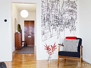 简约风格公寓经济型90平米客厅沙发沙发背景墙海外家居