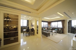 新古典风格公寓富裕型140平米以上客厅吊顶沙发台湾家居