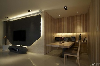 简约风格公寓富裕型140平米以上客厅电视背景墙台湾家居