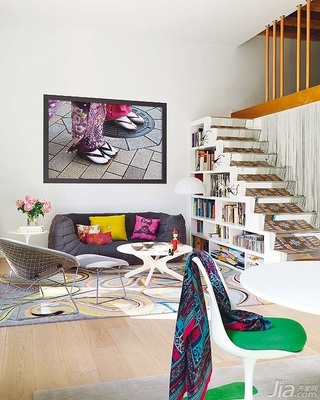 简约风格富裕型100平米客厅沙发图片