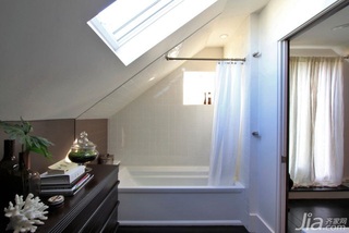 简约风格复式富裕型110平米浴缸海外家居