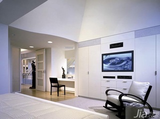 新古典风格公寓经济型100平米卧室床海外家居