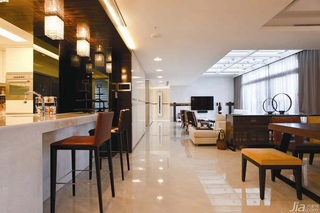 简约风格公寓富裕型130平米吧台吧台椅台湾家居