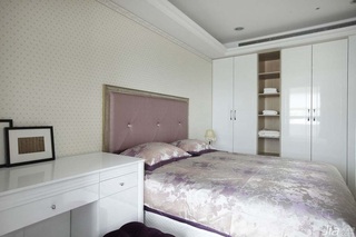 新古典风格公寓富裕型140平米以上卧室卧室背景墙床台湾家居
