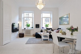 北欧风格公寓经济型110平米客厅海外家居