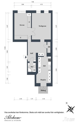北欧风格公寓经济型110平米海外家居