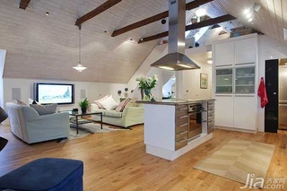 北欧风格公寓经济型120平米客厅吊顶沙发海外家居