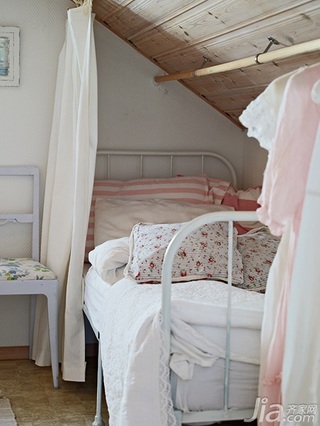 田园风格小户型经济型60平米卧室床海外家居
