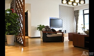 中式风格三居室富裕型140平米以上隔断设计