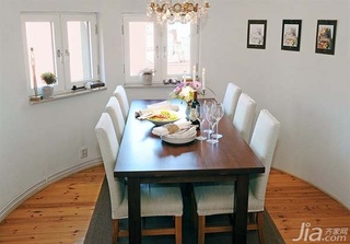 北欧风格公寓经济型120平米餐厅餐桌海外家居