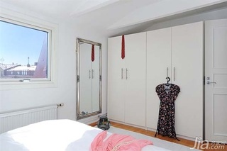 北欧风格公寓经济型120平米卧室衣柜海外家居