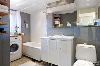 北欧风格公寓经济型120平米卫生间浴室柜海外家居