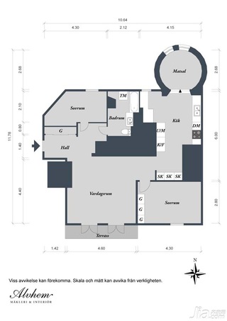 北欧风格公寓经济型120平米海外家居