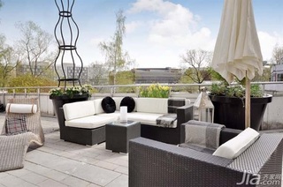 田园风格公寓经济型120平米阳台沙发海外家居