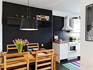 简约风格公寓经济型80平米餐厅餐桌海外家居
