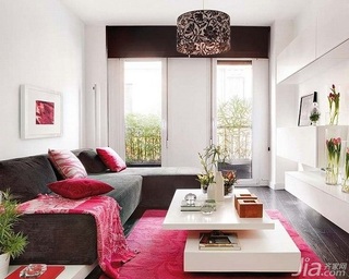 东南亚风格公寓经济型90平米客厅沙发海外家居