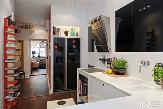 简约风格公寓富裕型120平米厨房橱柜订做
