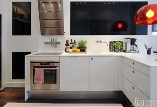 简约风格公寓富裕型120平米厨房橱柜设计图