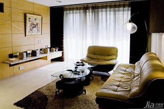简约风格三居室温馨原木色富裕型客厅电视背景墙沙发效果图