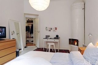 北欧风格公寓经济型90平米卧室书桌海外家居