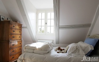 简约风格别墅舒适140平米以上卧室床海外家居