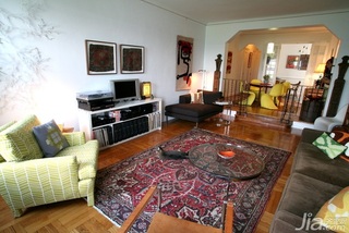 混搭风格二居室经济型80平米客厅沙发海外家居