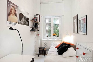 北欧风格公寓经济型120平米卧室床海外家居