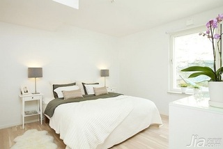 北欧风格别墅经济型140平米以上卧室床海外家居