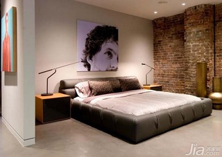 混搭风格公寓经济型100平米卧室床海外家居