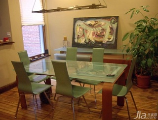 新古典风格复式经济型100平米餐厅餐桌海外家居