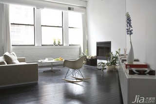 简约风格复式灰色经济型100平米沙发效果图
