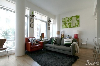 简约风格二居室经济型80平米客厅沙发海外家居