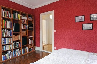简约风格公寓经济型120平米卧室卧室背景墙海外家居