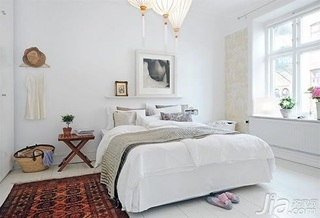 北欧风格公寓经济型90平米卧室床海外家居