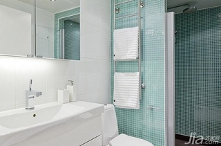 简约风格别墅富裕型140平米以上卫生间洗手台海外家居