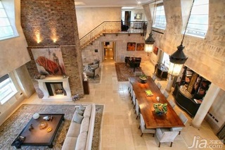 混搭风格别墅富裕型130平米客厅沙发海外家居