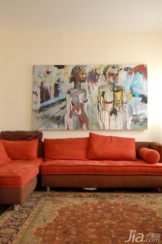 简约风格二居室古典经济型90平米客厅沙发海外家居