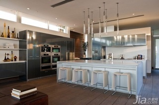 简约风格别墅富裕型140平米以上厨房吧台橱柜海外家居