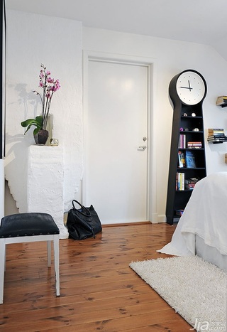 北欧风格复式经济型120平米卧室床海外家居