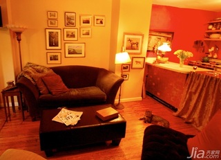 欧式风格公寓经济型80平米客厅照片墙沙发海外家居