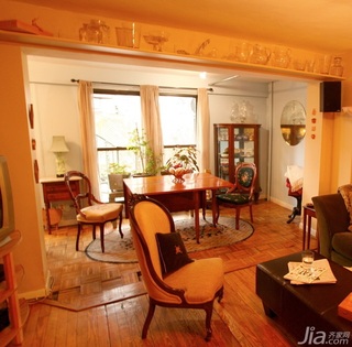 欧式风格公寓经济型80平米餐桌海外家居
